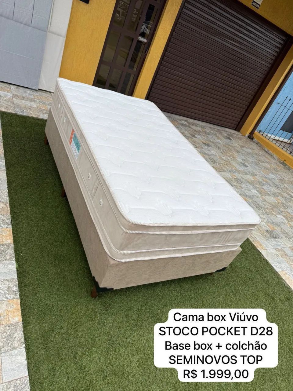 Cama de Viúva SEMINOVA TOP - Entrega grátis! 