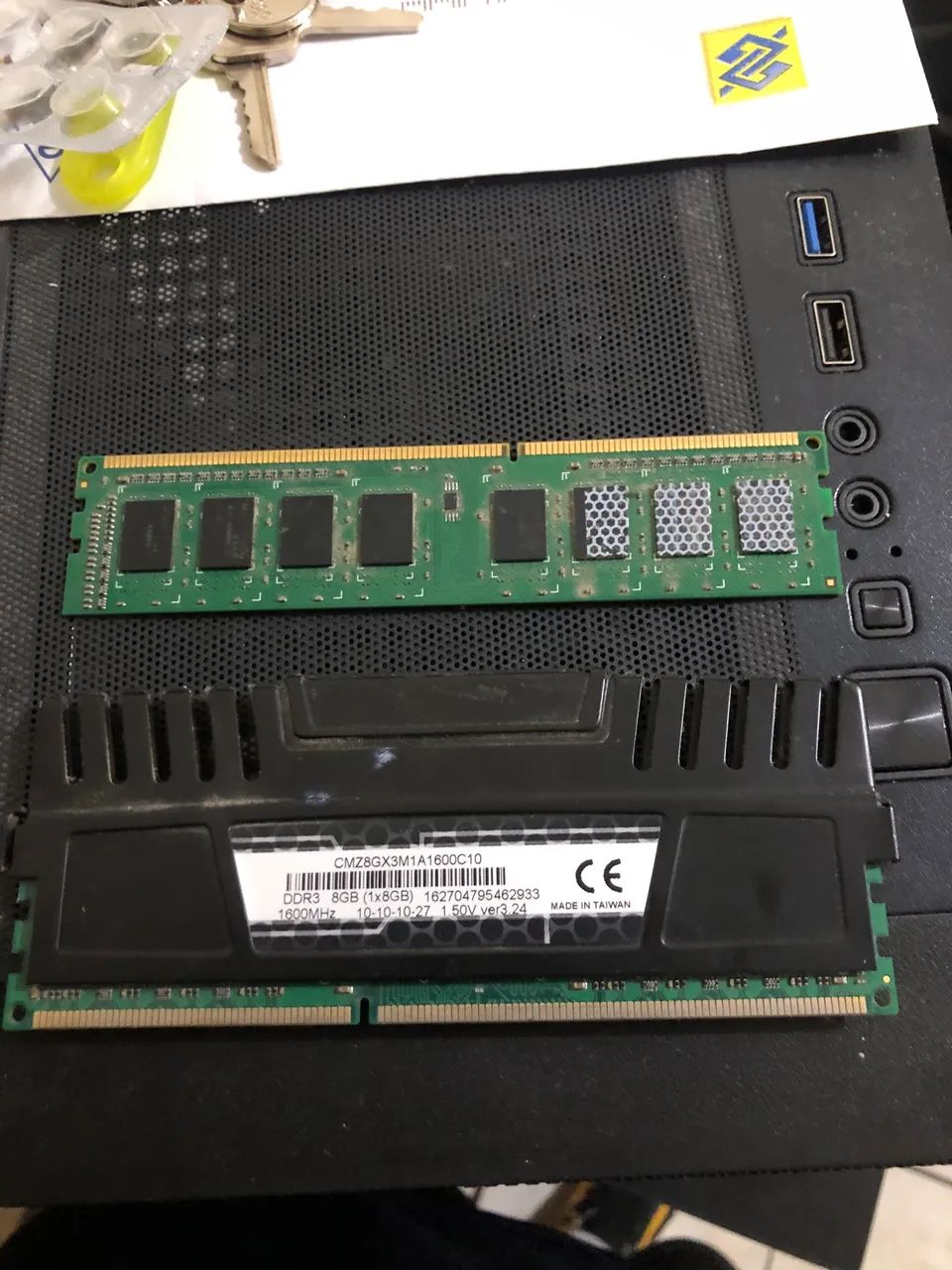 Memória Ram DDR3 16g (2x8)