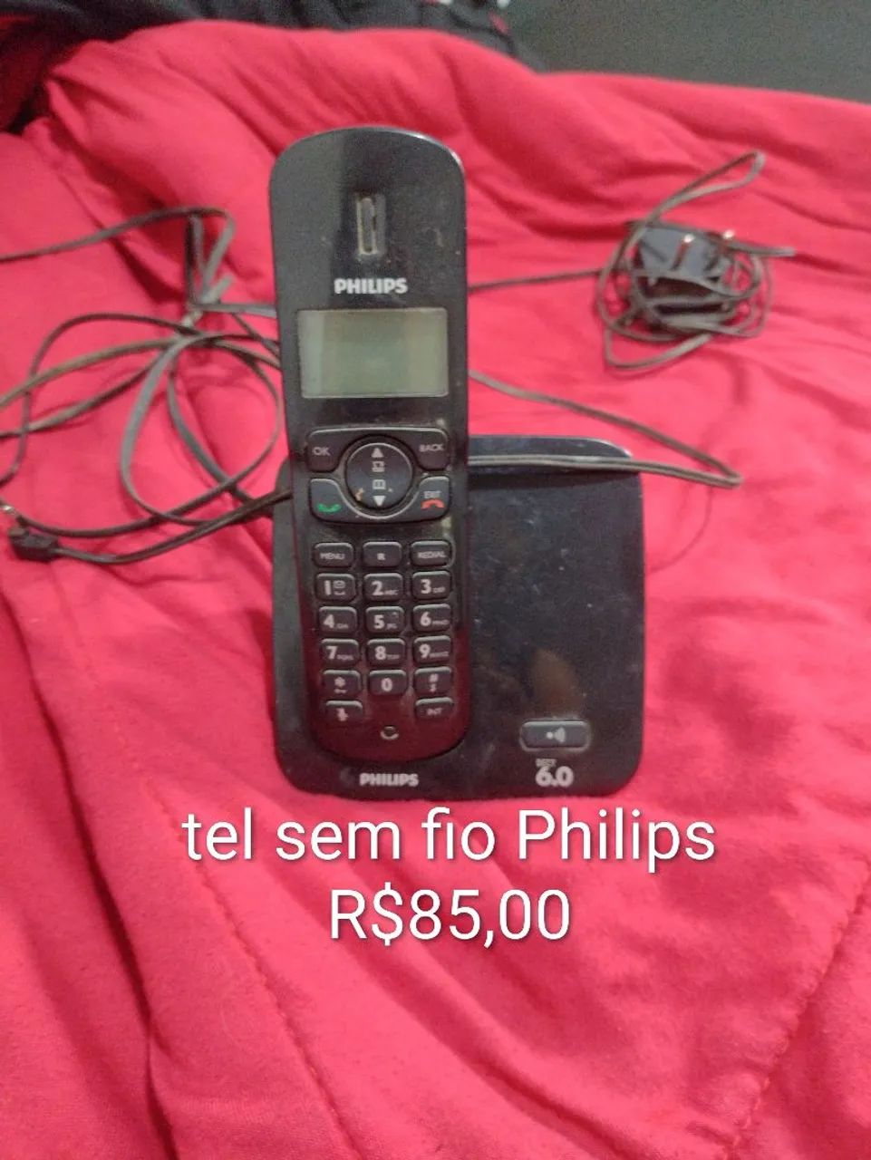 Aparelho telefone Philips sem fio 