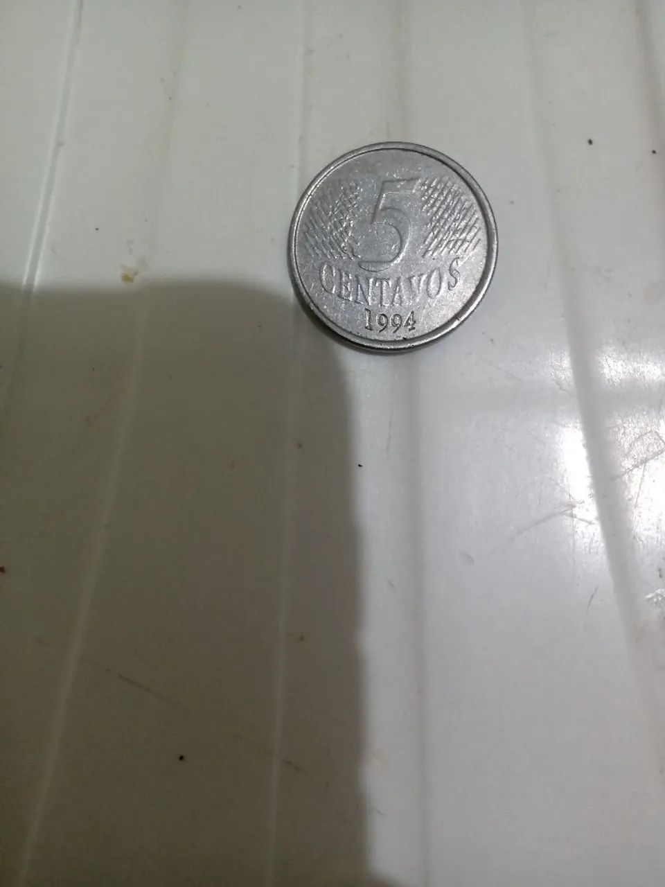 Moeda antiga 5 centavos 1994 - Foto 3