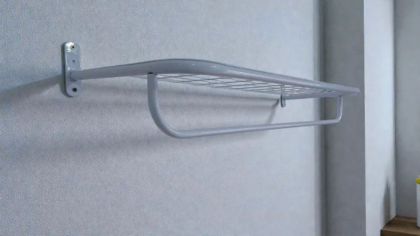Arara de parede, de ferro. - Foto 2