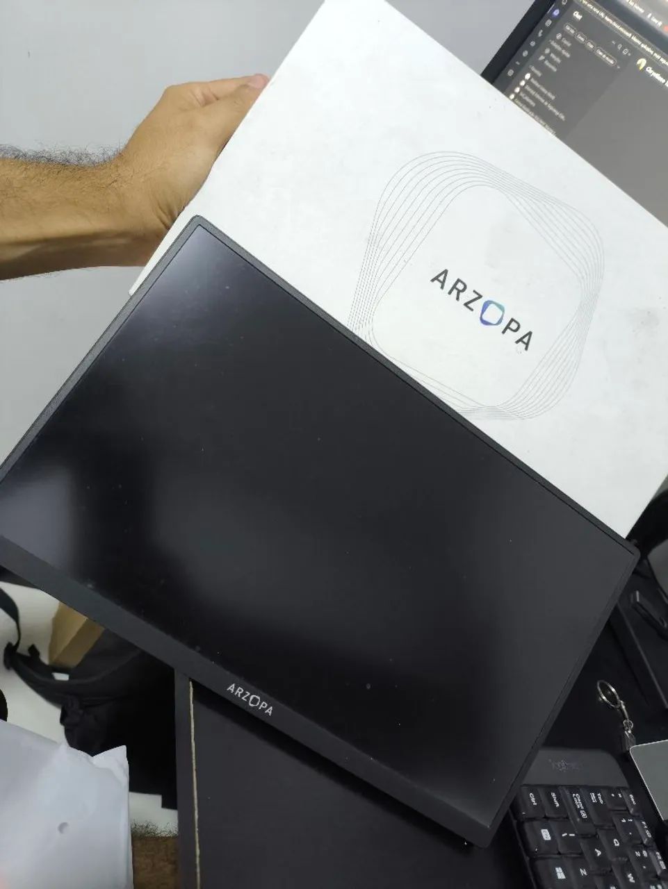 Monitor Arzopa com tela de 14" 60Hz e resolução Full HD - Foto 2
