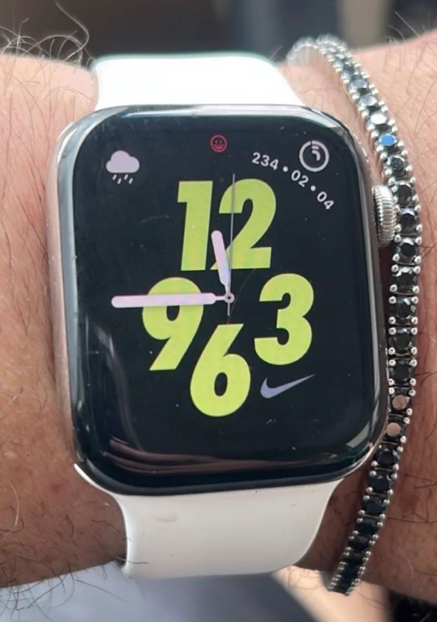 Apple Watch 4 safira e aço  - Foto 3