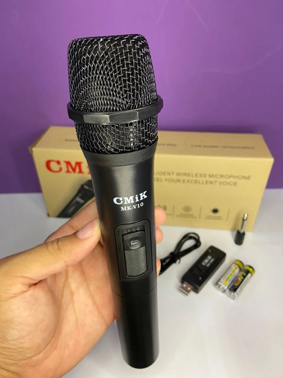 MICROFONE SEM FIO  CMIK MK-V10 an2