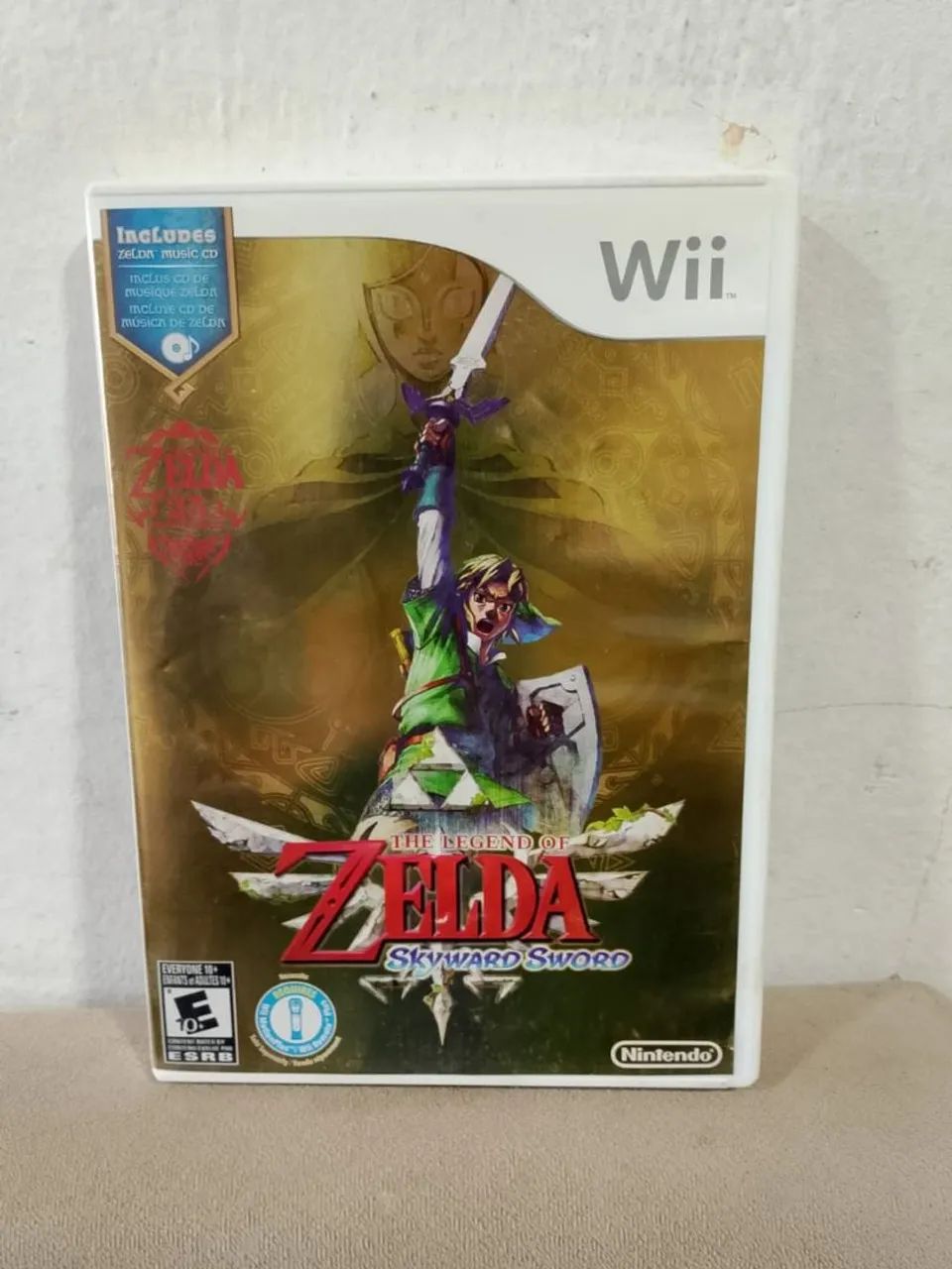 Zelda - Wii - CASE + MANUAIS!!!!