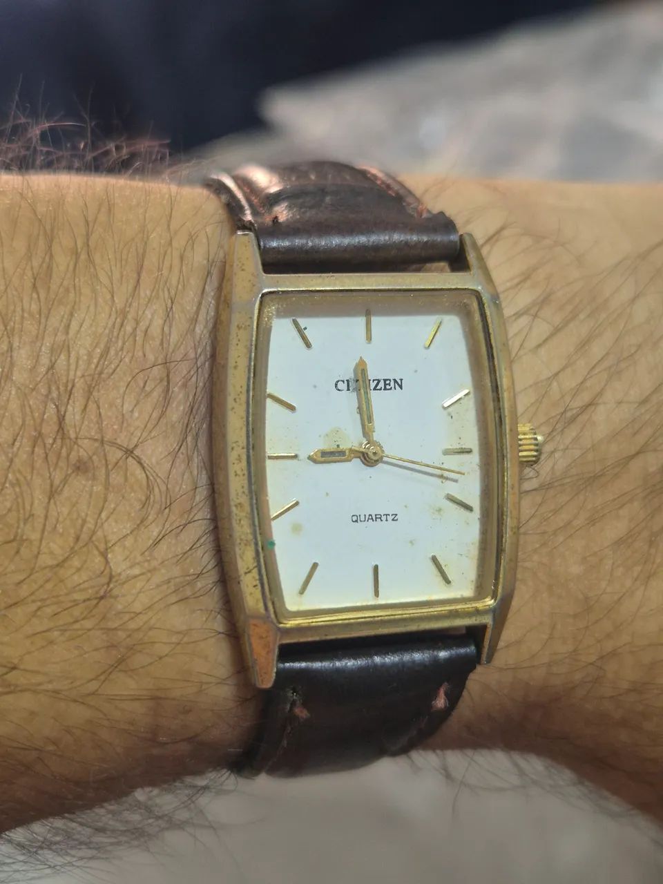 Relógio CETIZEN TANK À QUARTZ  -  FUNCIONANDO PERFEITAMENTE - Foto 5