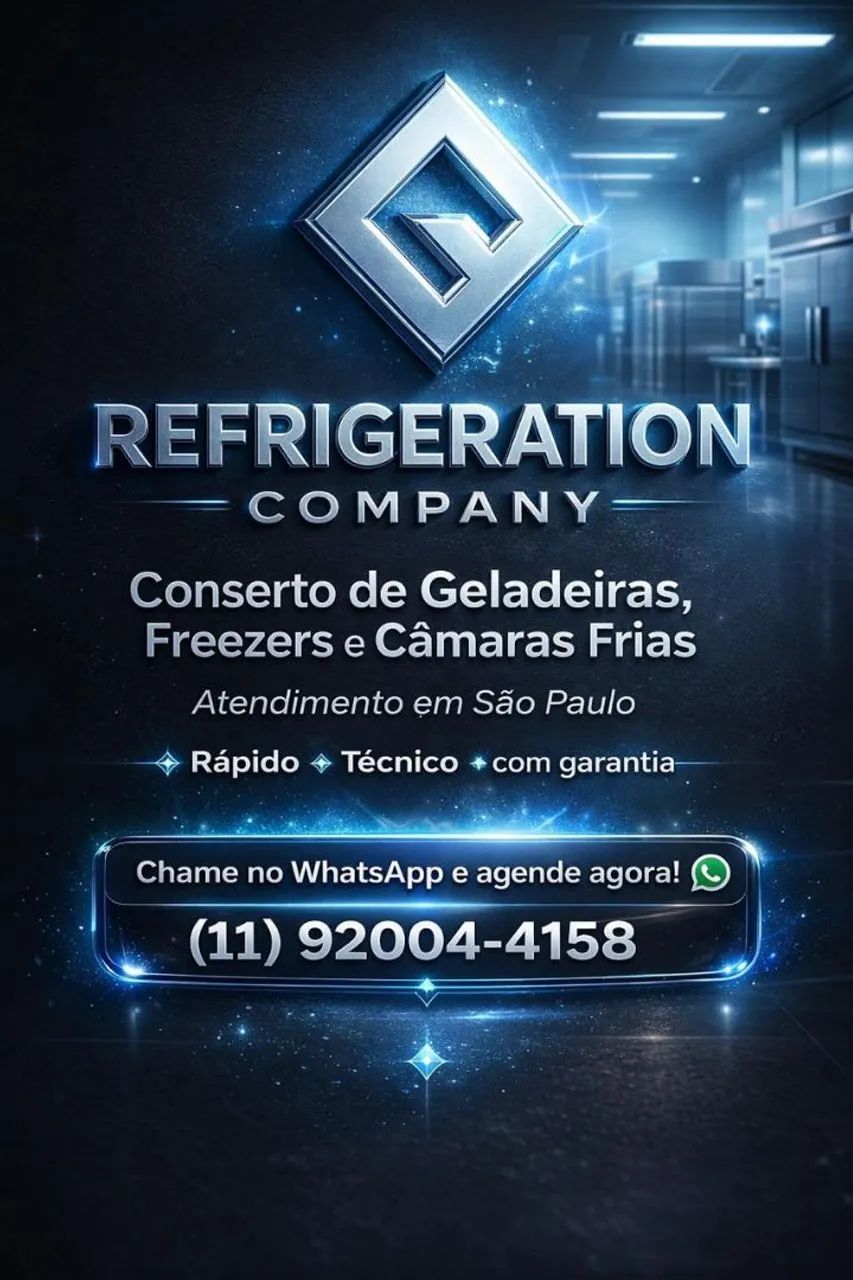 CONSERTO DE GELADEIRA, FREEZER E CÂMARA FRIA 