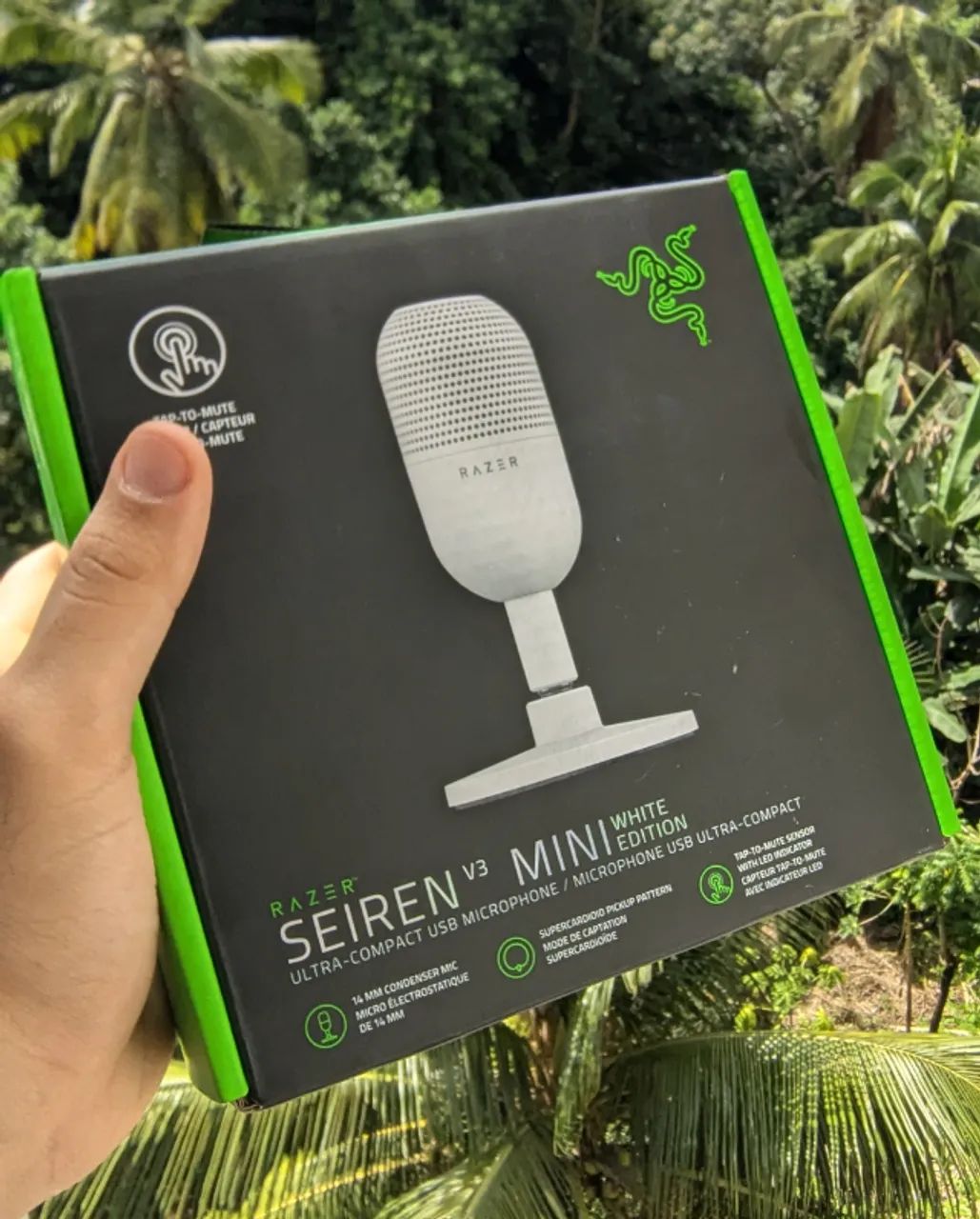 [NOVO] Microfone Razer Seiren v3 mini branco - Foto 3