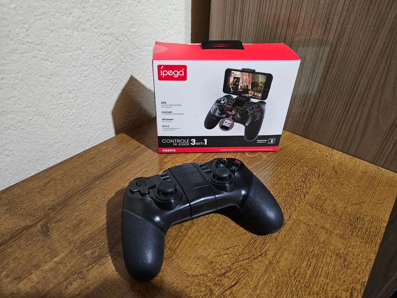 CONTROLE IPEGA MODELO PG-9076 PARA PS3/PS4/N-SWITCH/WINDOWS/ANDROID/IOS - Foto 2