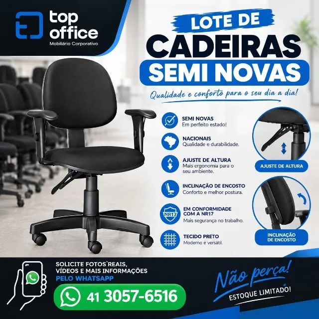 Cadeira semi nova 