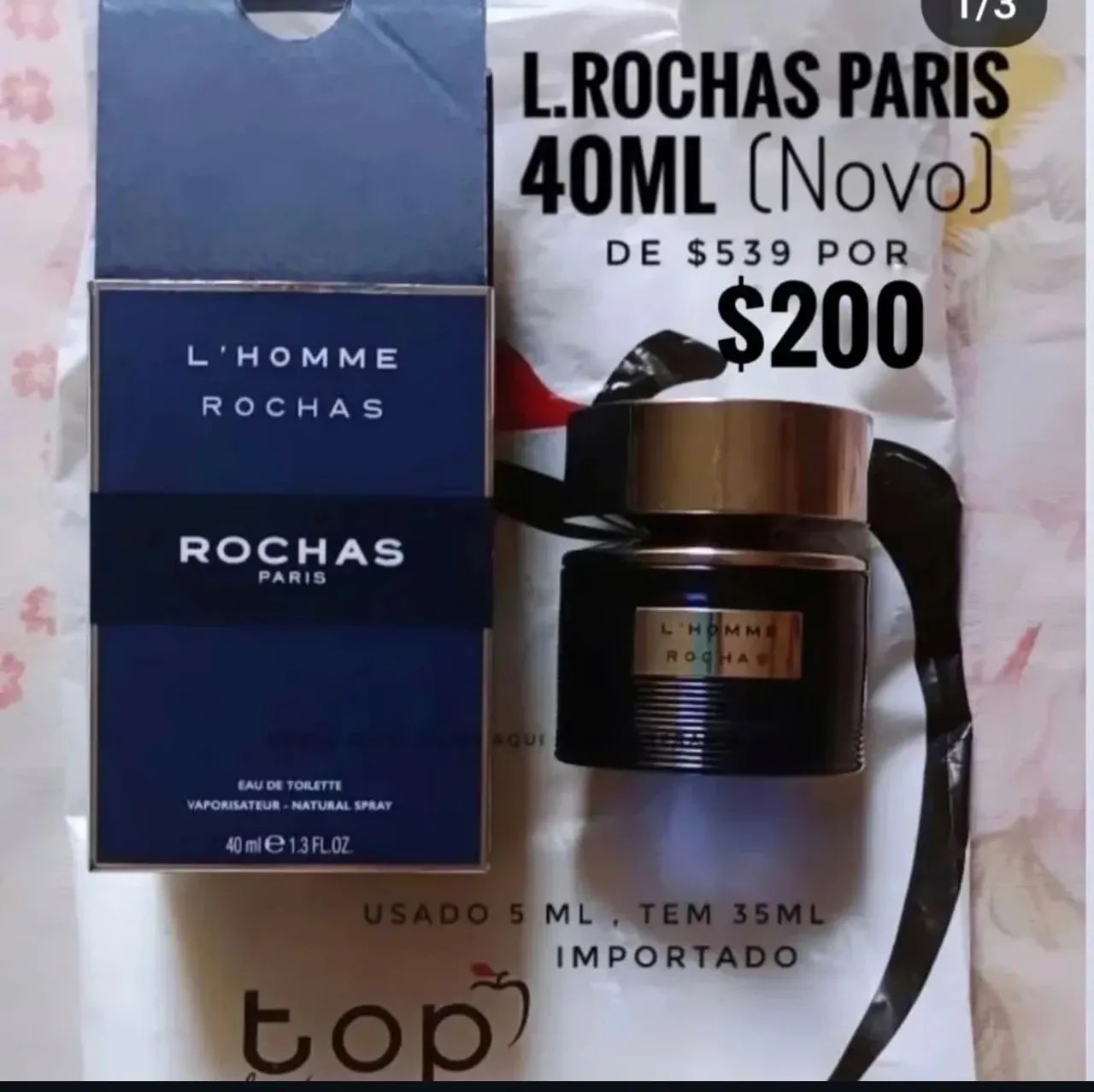 Perfume L?Homme Rocha (Novo) Internacional 