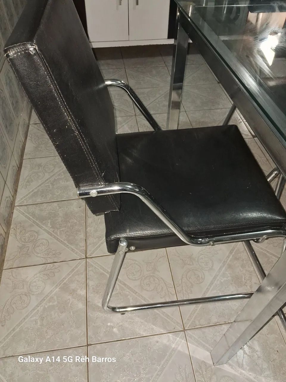 Mesa de vidro 6 cadeiras - Foto 4