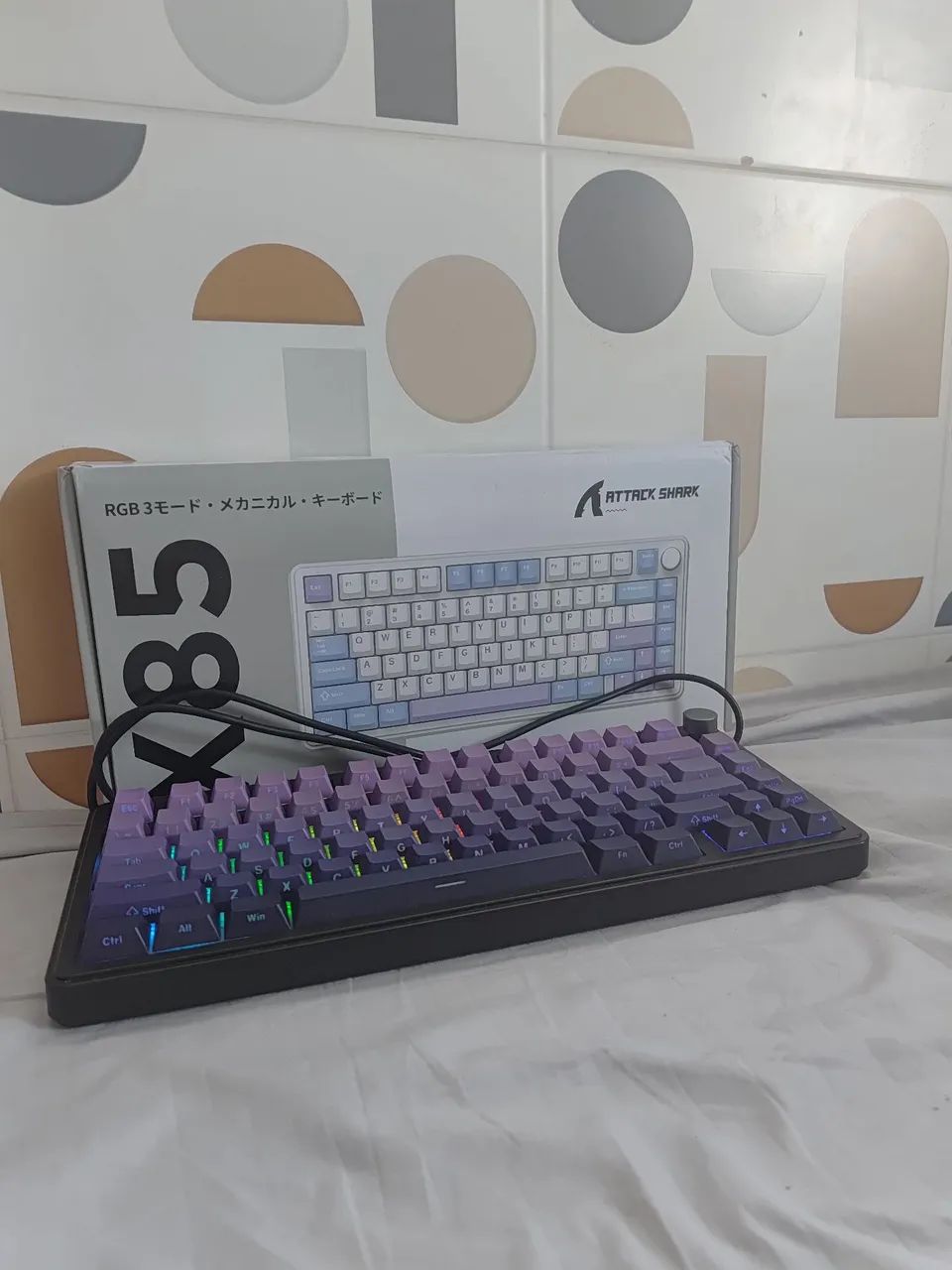Teclado Attack shark X85 TRI-MODE MECHANICAL 