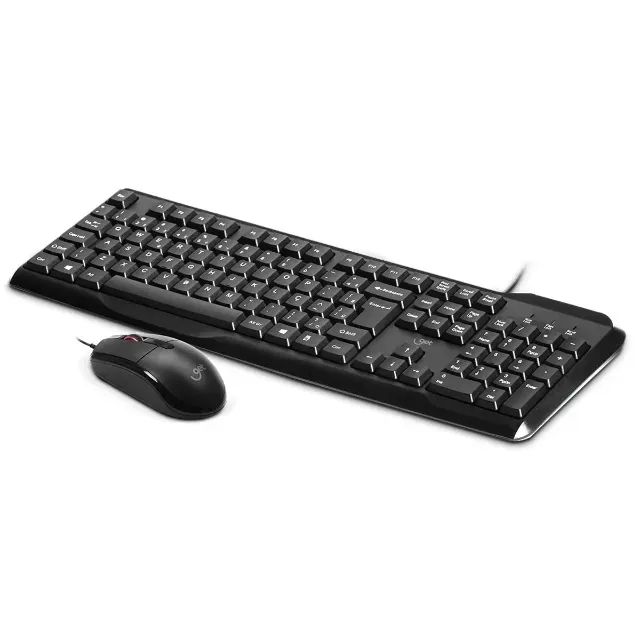 Kit Teclado e Mouse com Fio Get Elegance USB Preto Frete Grátis - Foto 2