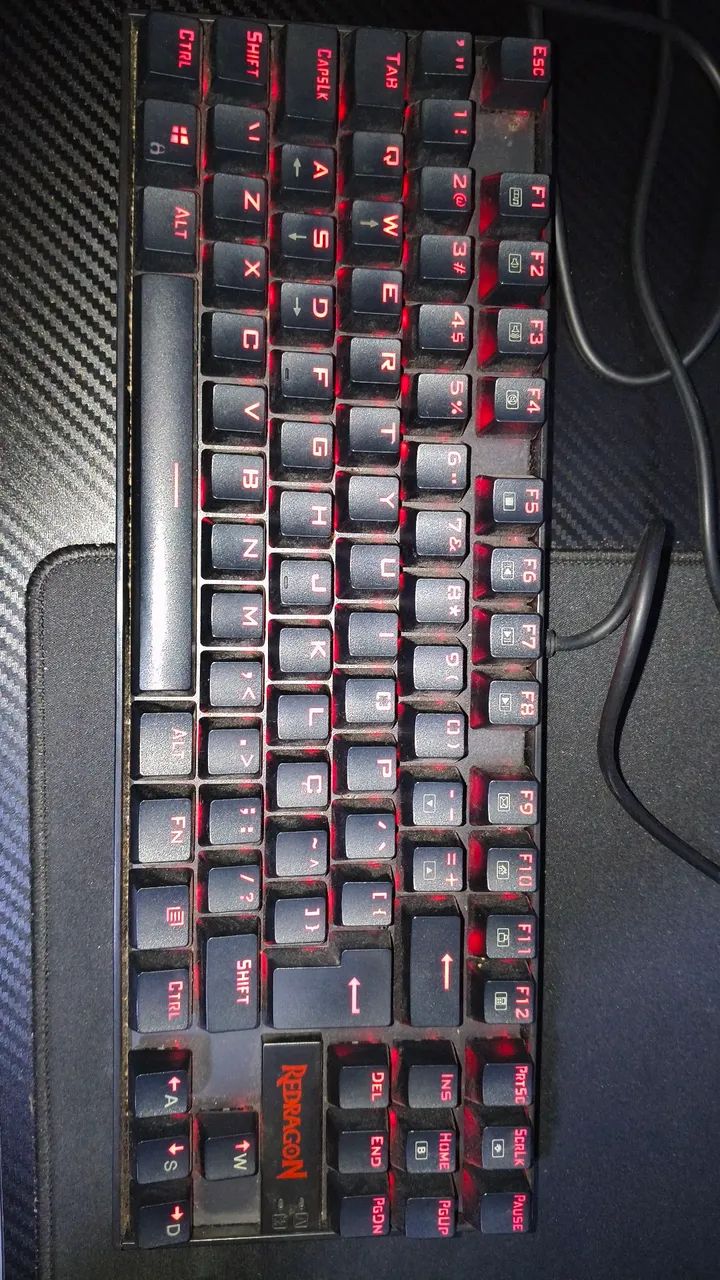 Teclado Redragon Kumara Red - Foto 5