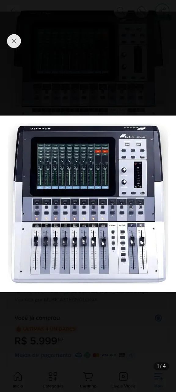 Vendo mesa digital duon 20 com case - Foto 2
