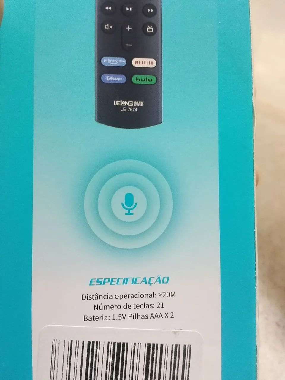 Controle remoto original com voz compatível com fire tv stick - Foto 3