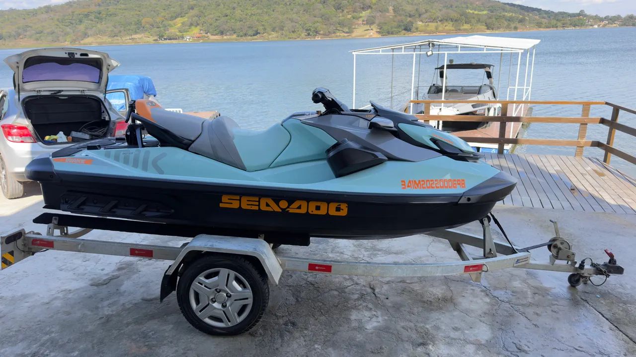 Jet ski sea doo wake 170 2022 som carretinha - Foto 11