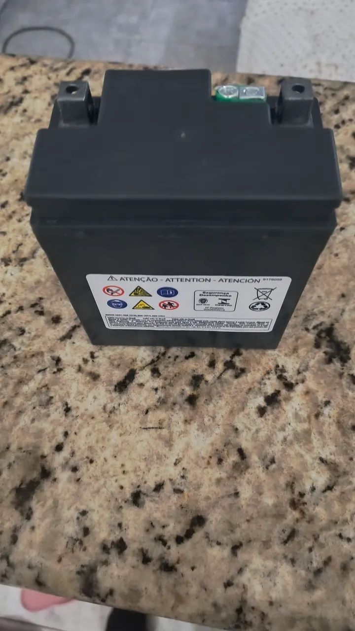 Bateria de moto heliar 7 amp - Foto 4