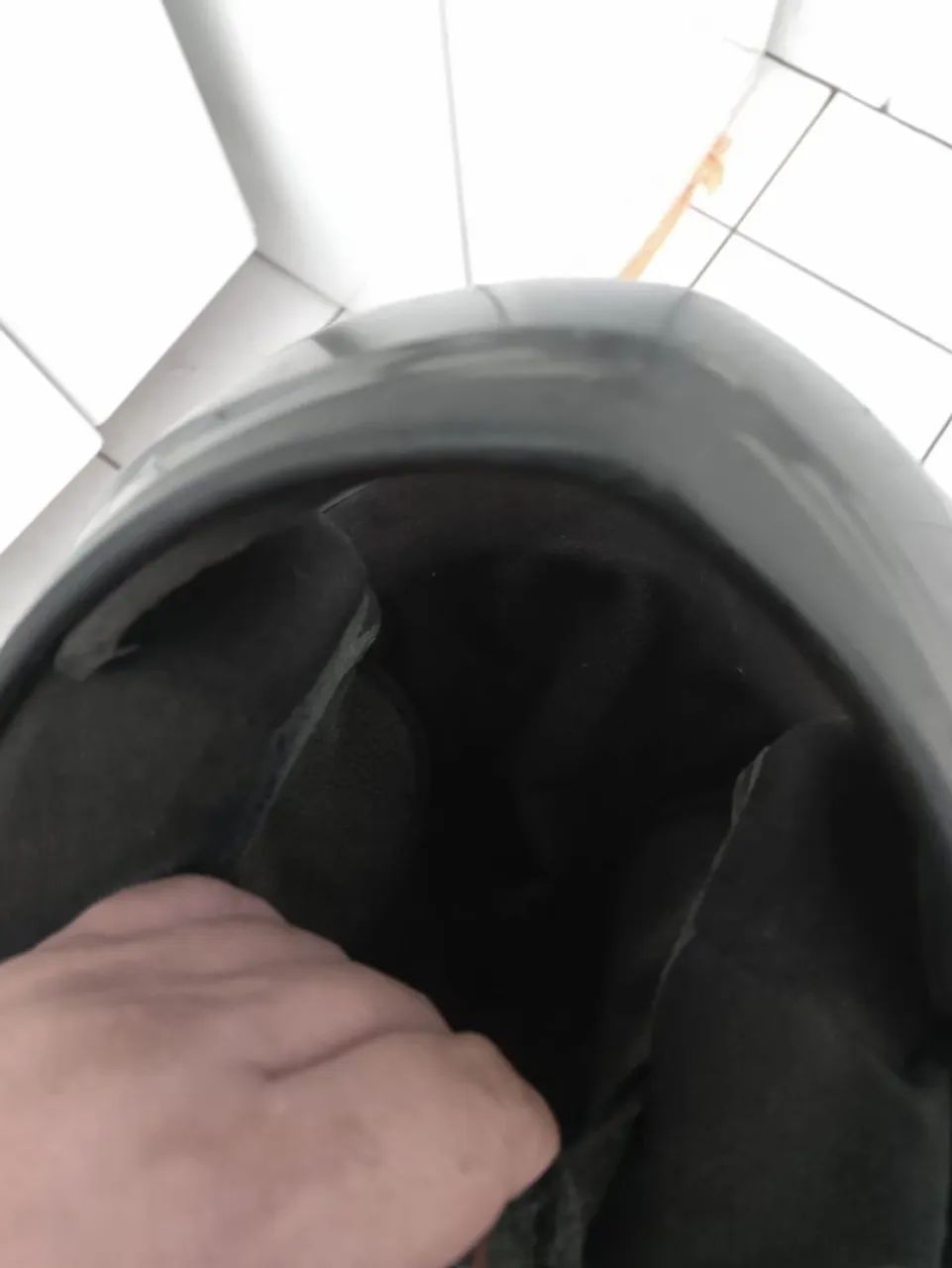 Capacete preto  - Foto 3