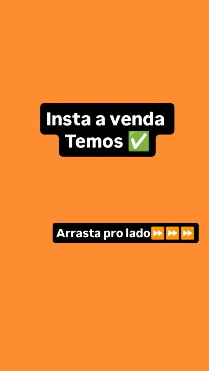 Compra conta do Instagram 