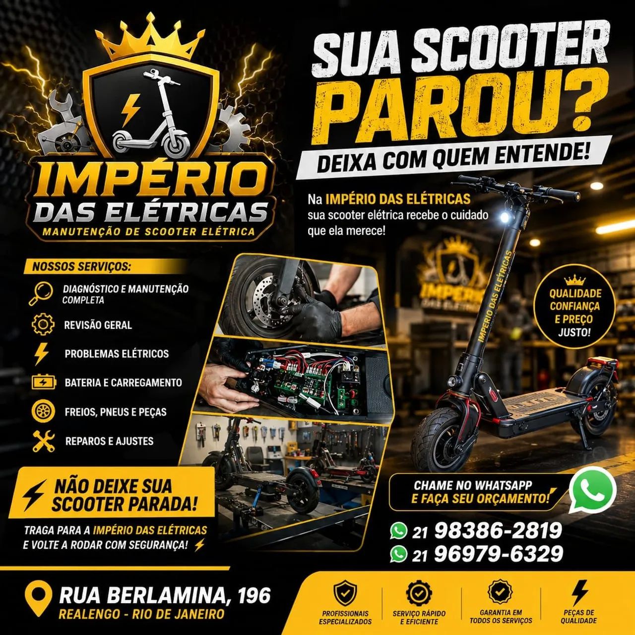 Manutenção de scooter elétrica  - Foto 2
