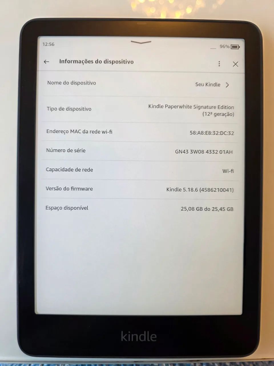 Kindle Paperwhite Signature 32 GB 12ª geração  - Foto 4