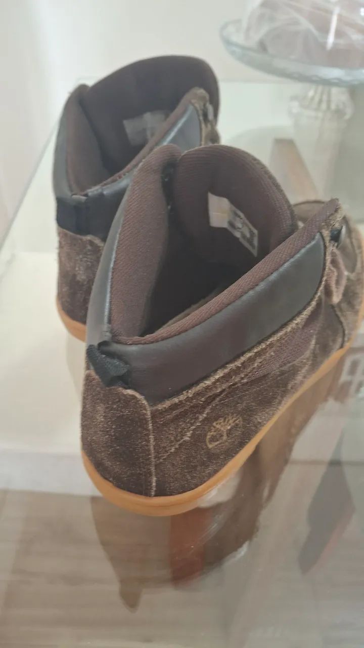Bota em couro camurça legítimo Timberland! - Foto 2