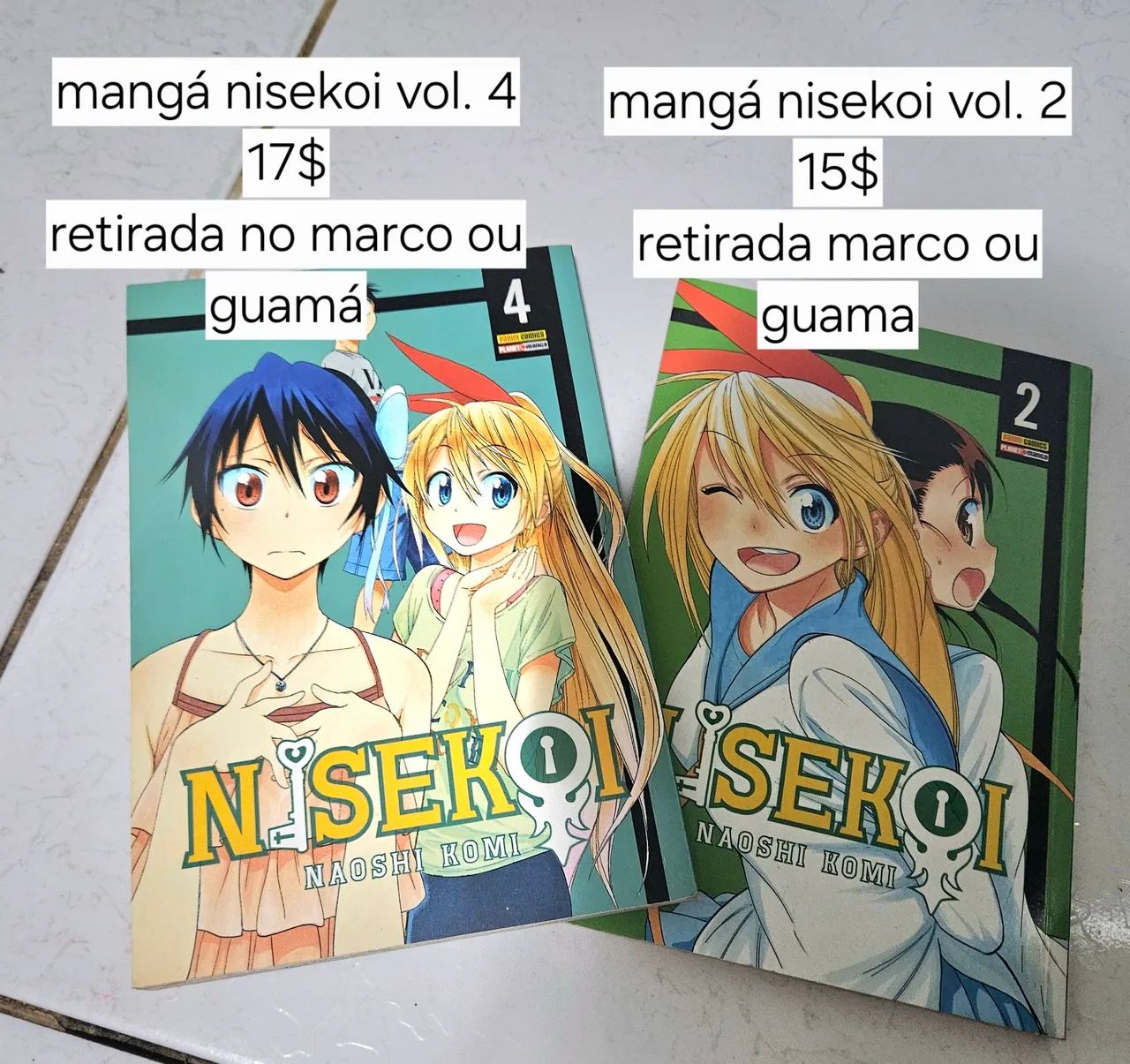 Mangá Nisekoi Volume 2 