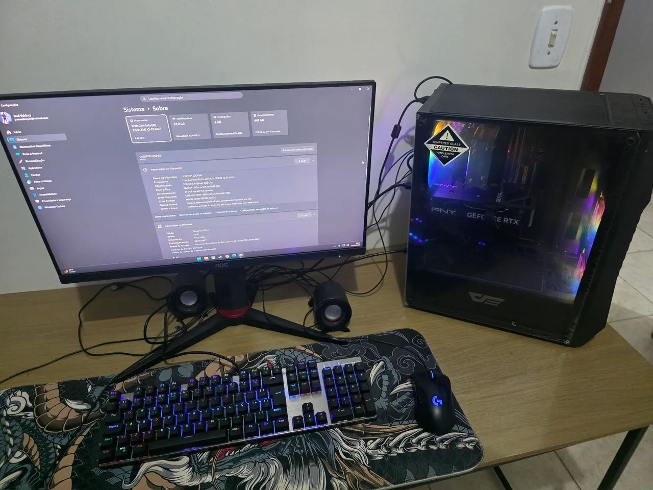 PC GAMER COMPLETO RTX 4060 - Foto 4