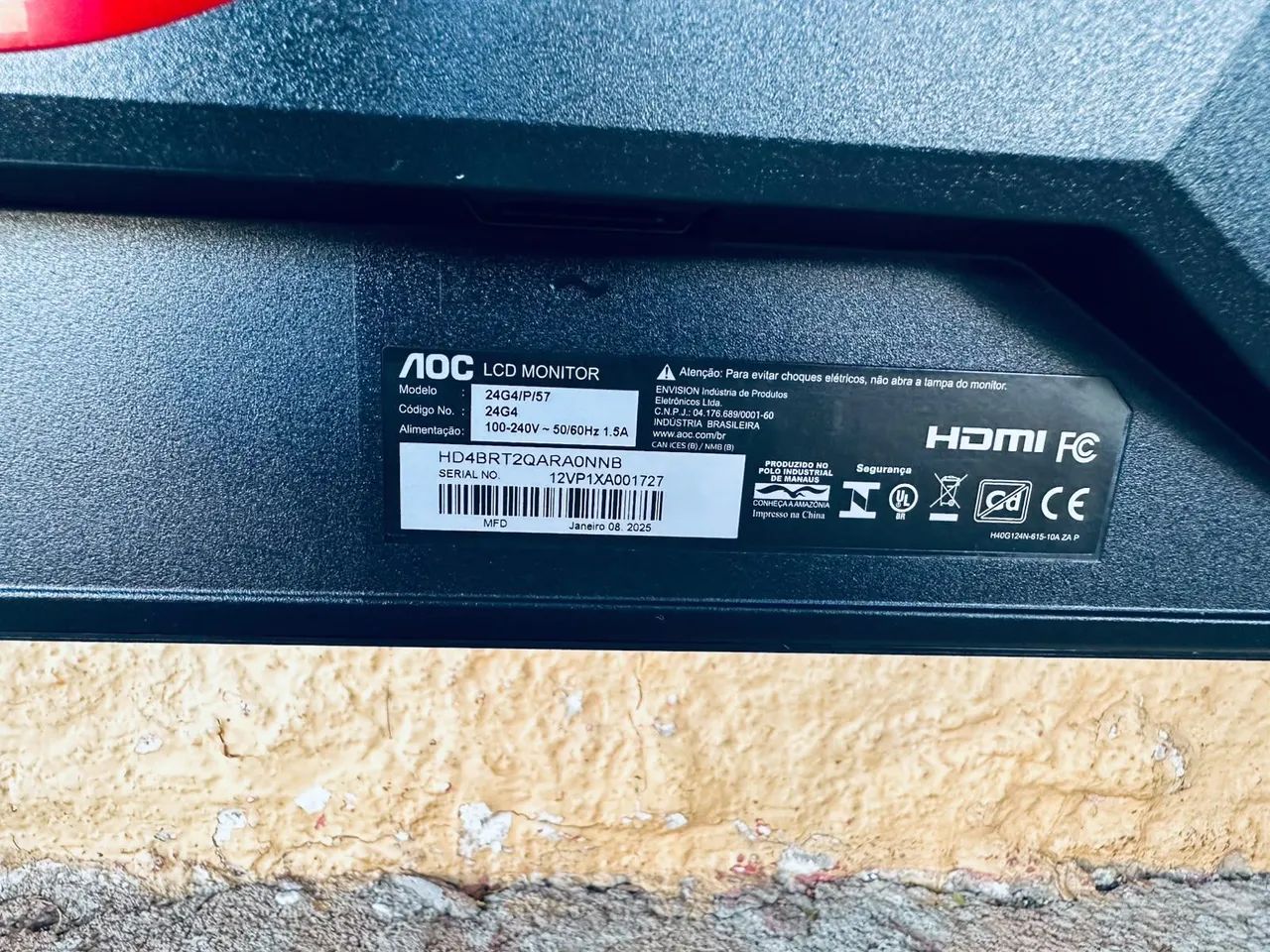 Monitor gamer AOC 24 polegadas 180hz - Foto 5