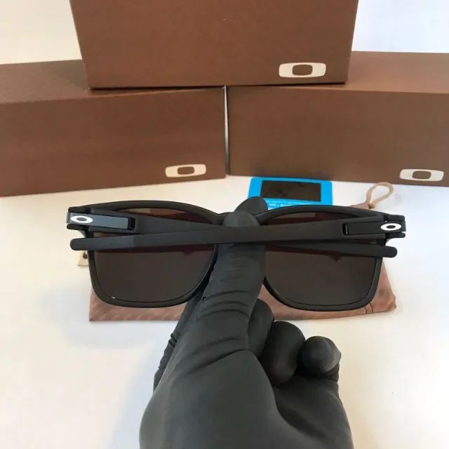 óculos de sol oakley latch squared blue lentes polarizadas - Foto 5