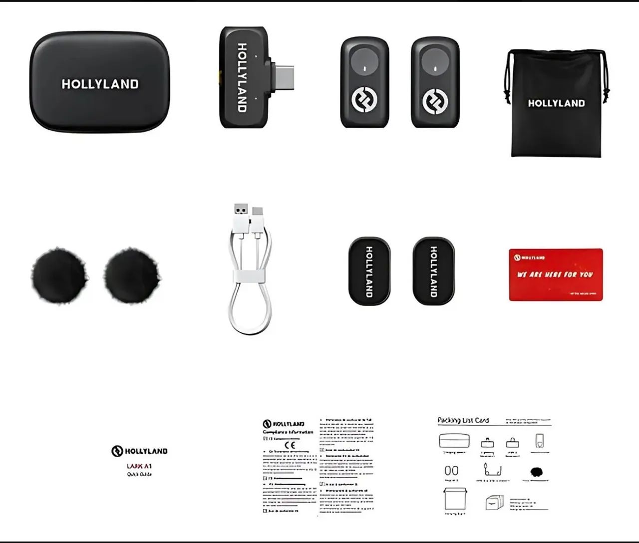 Microfone Hollyland Lark A1 Duo Usb-c  - Foto 2