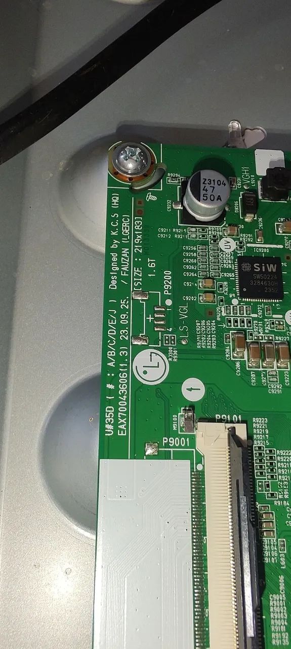 Placa principal tv lg 50ur8750psa usada funcionando perfeitamente  - Foto 4