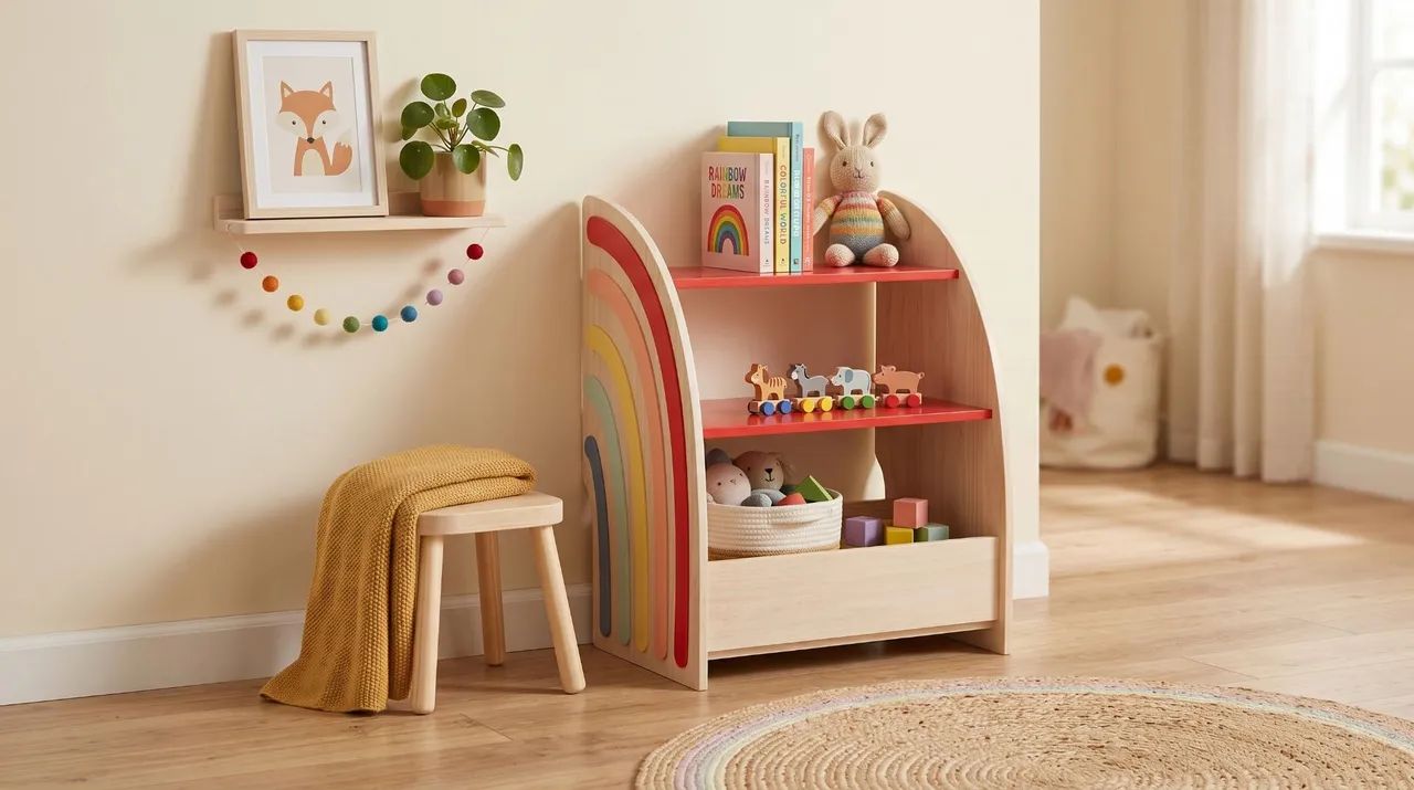 Estante infantil arco íris tok&stok - Móveis Infantis - Ayrosa