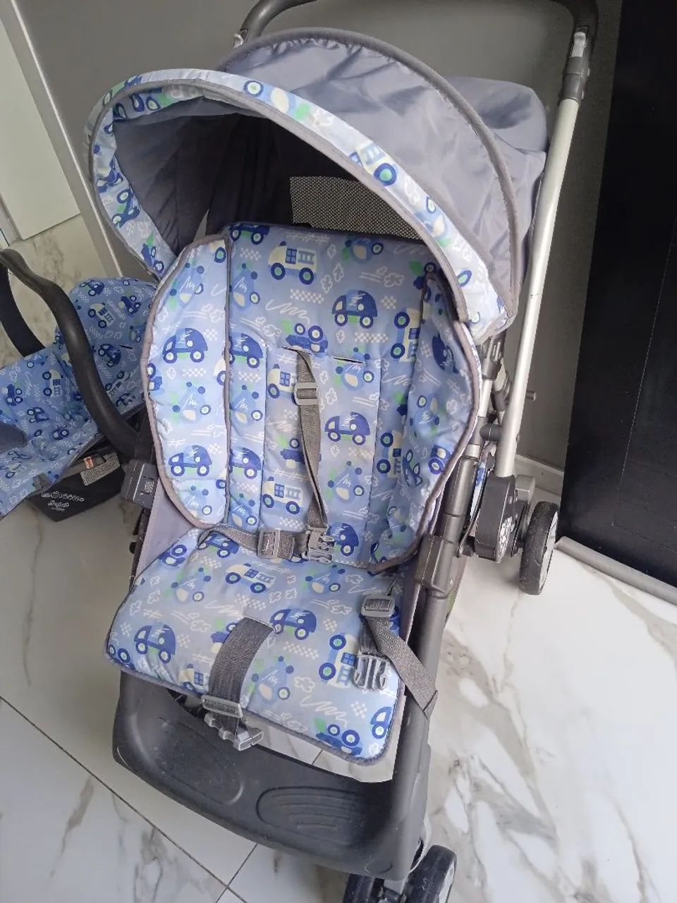 Bebê conforto+carrinho de bebê  - Foto 2