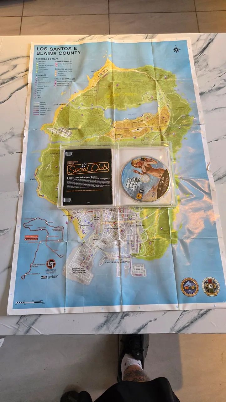 GTA V PS3 - Completo com Mapa e Manual - Foto 3