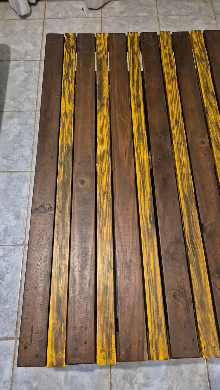 Mesa de centro de pallet - Foto 4