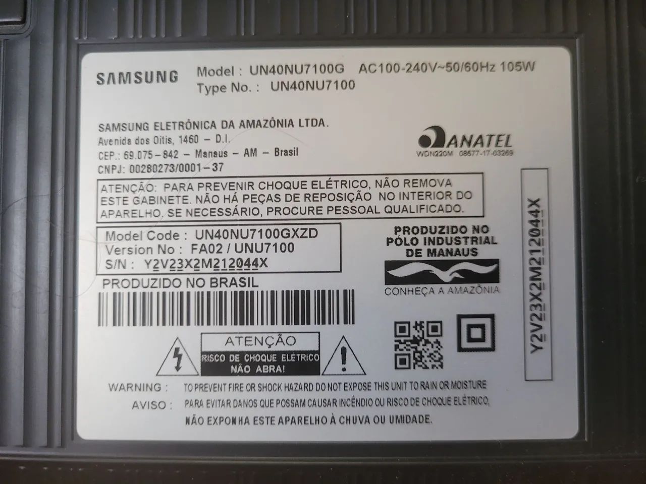 Smart tv samsung 32" UN40NU7100 - Foto 3