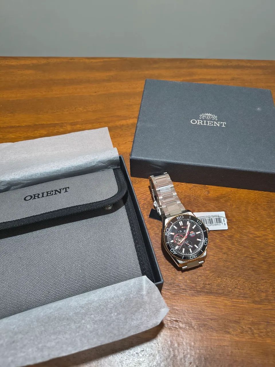 RELÓGIO ORIENT AUTOMATIC SUPERIOR MASCULINO AUTOMÁTICO YN8SS007 - Foto 5