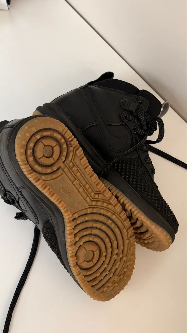 NIKE LUNAR FORCE DUCKBOOT BLACK GUM - Foto 3
