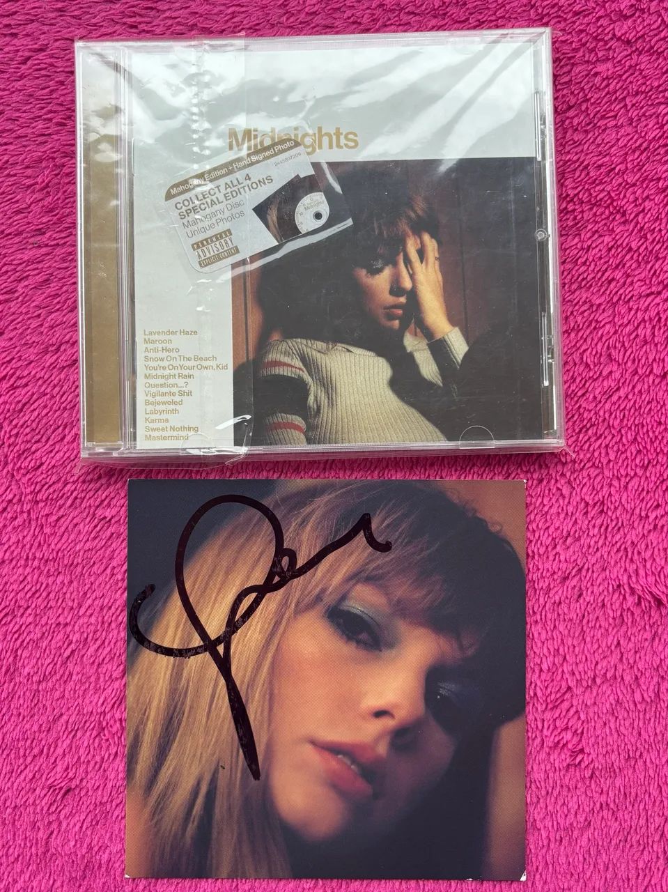 Cd Autografado Midnights Mahogany - Taylor Swift - Foto 4