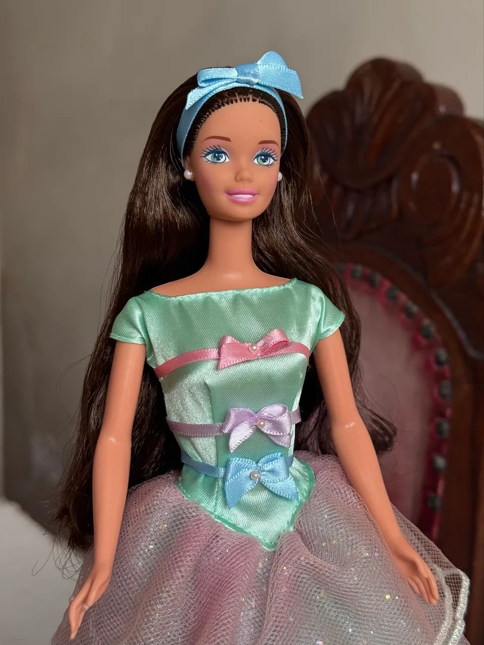 Boneca Barbie 1997 - Spring Tea Party Avon   - Foto 2