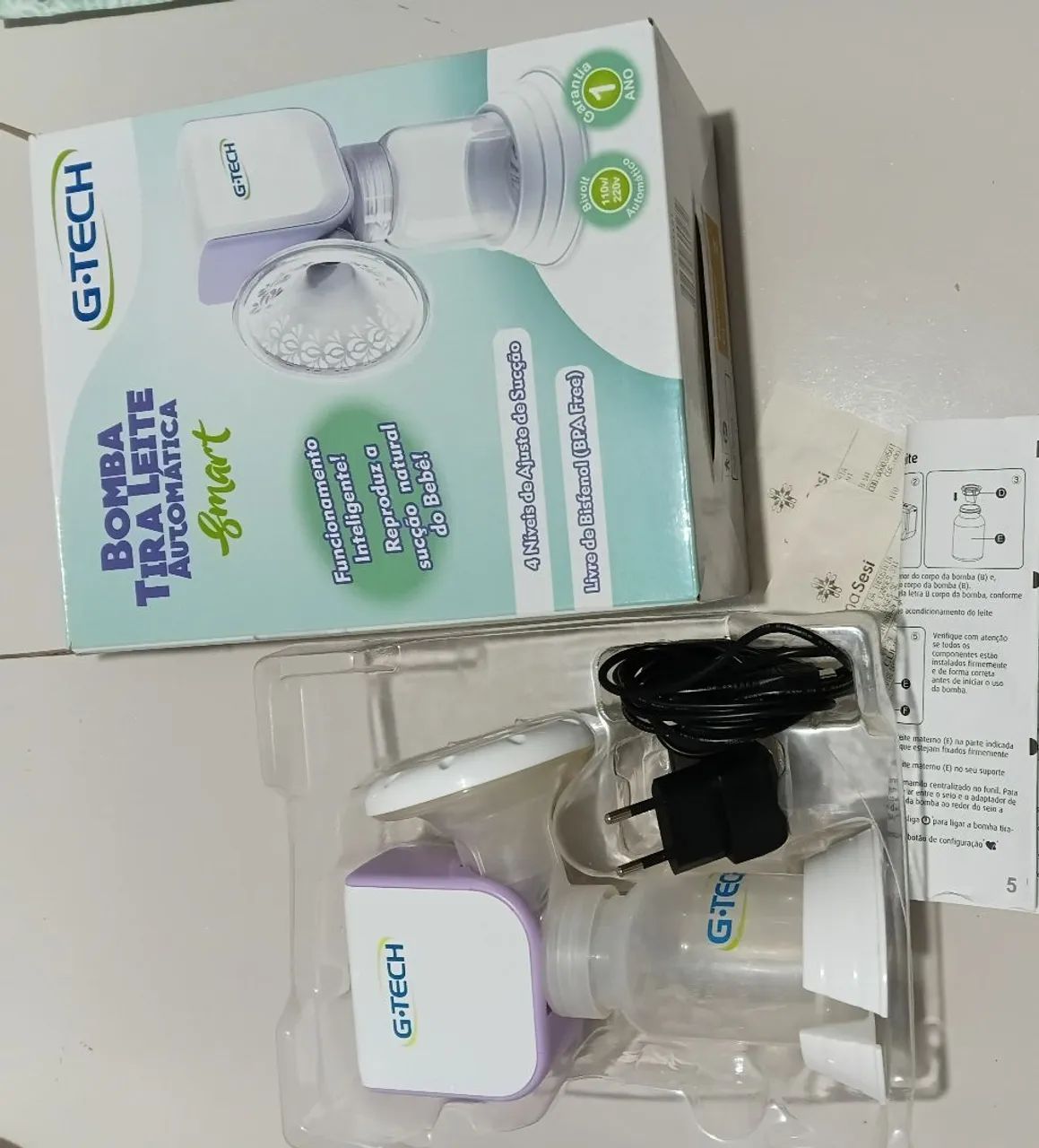Bomba de tirar leite materno