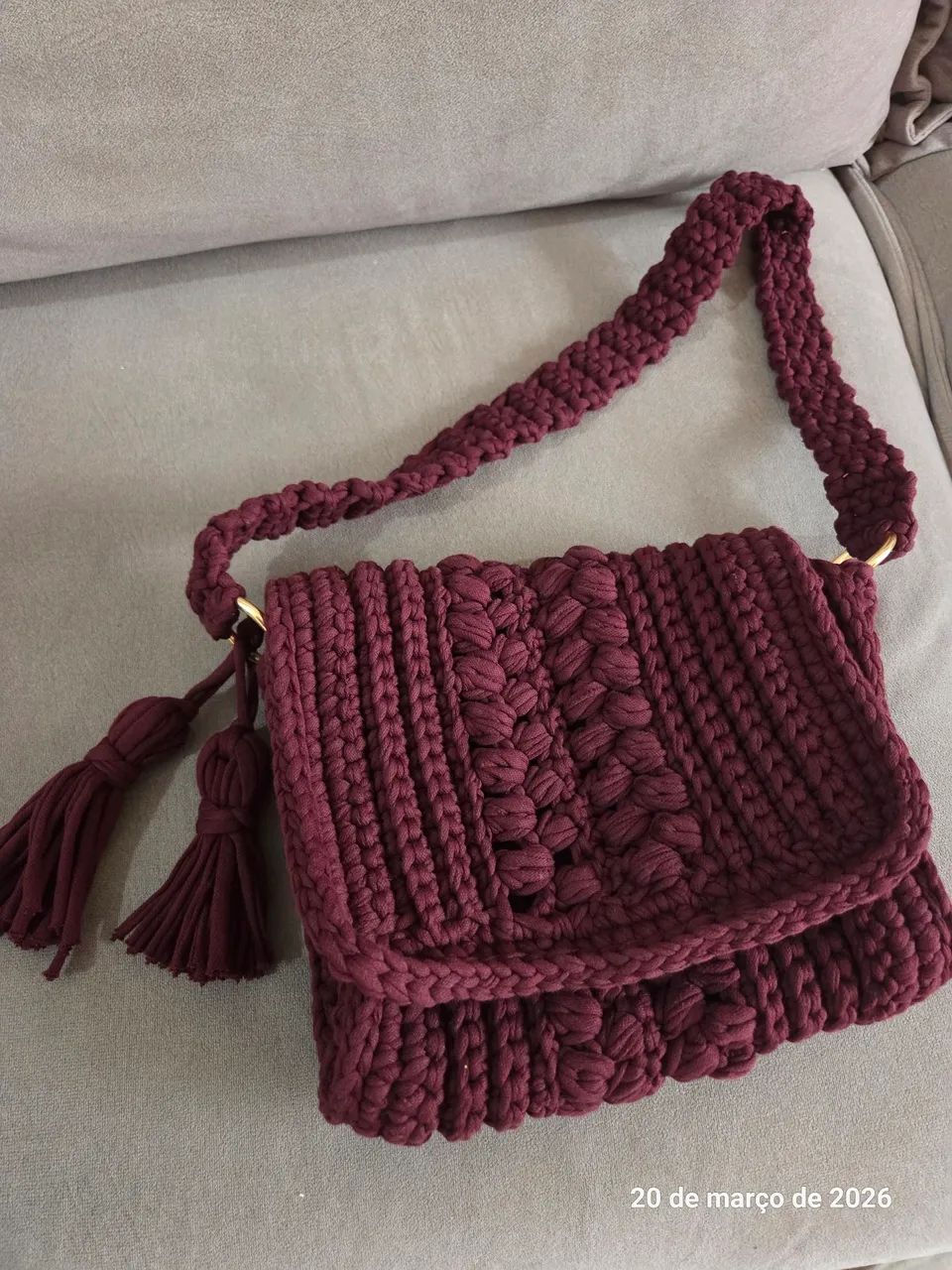 Bolsa crochê