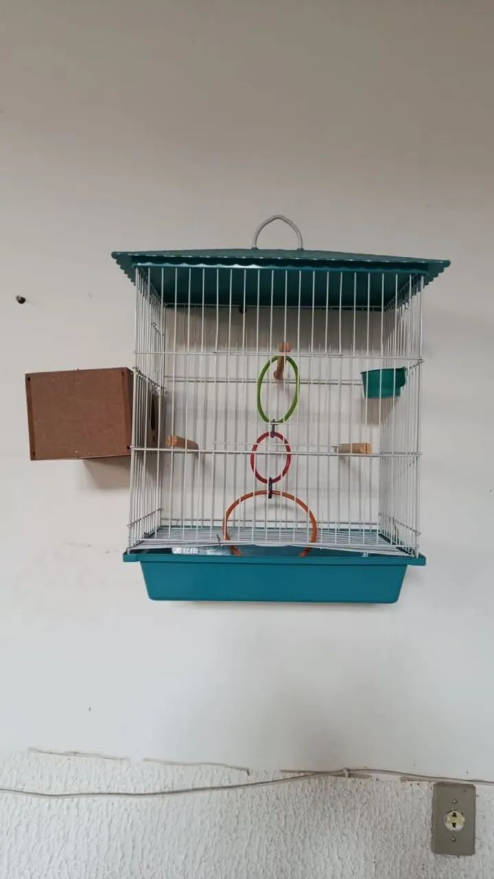 Vendo gaiola semi nova , com ninho  - Foto 2