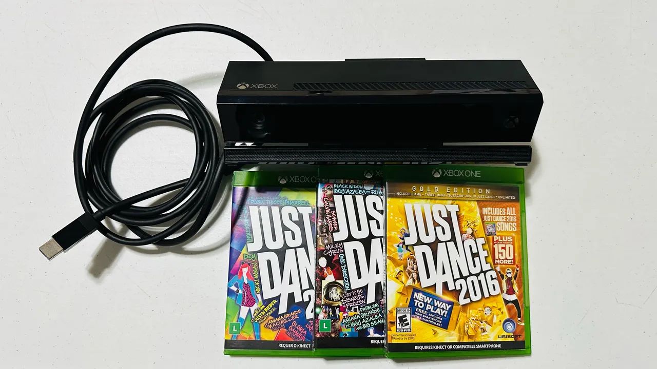 Kinect Xbox One + Jogos - Peças e Acessórios de Vídeo Game