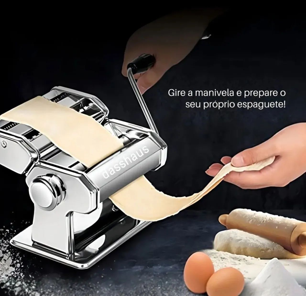 Máquina Inox fazer diversas massas frescas design Italiano. - Foto 3
