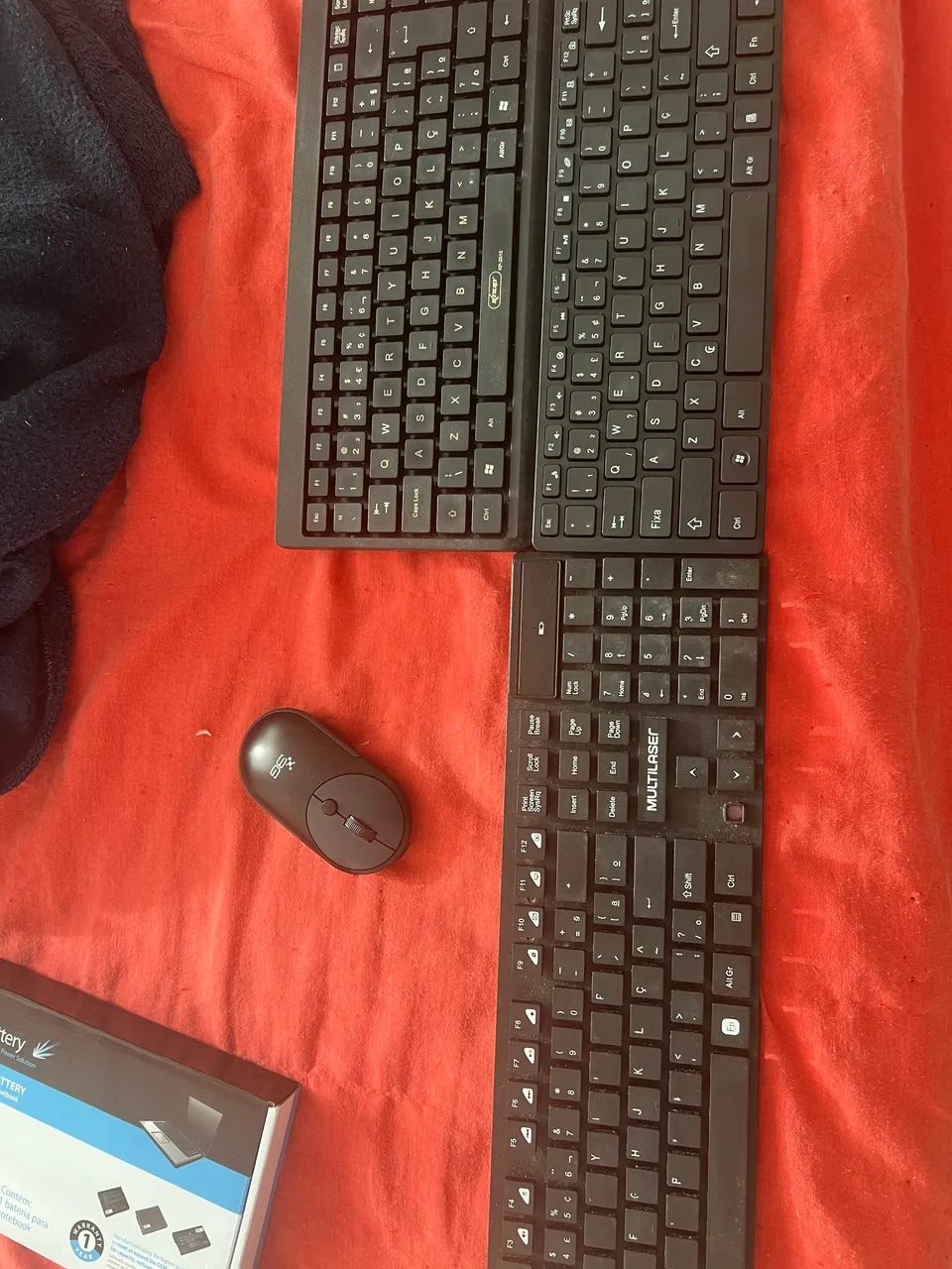 TECLADOS SEM FIO PARA RETIRADA DE PEÇA E MOUSE FUNCIONANDO - Foto 5