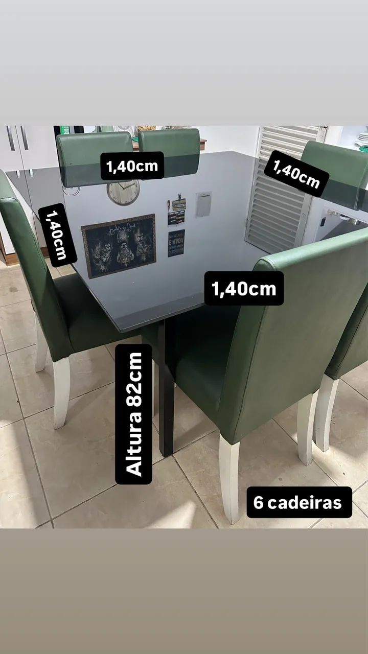 Vendo mesa 6 cadeiras  - Foto 2